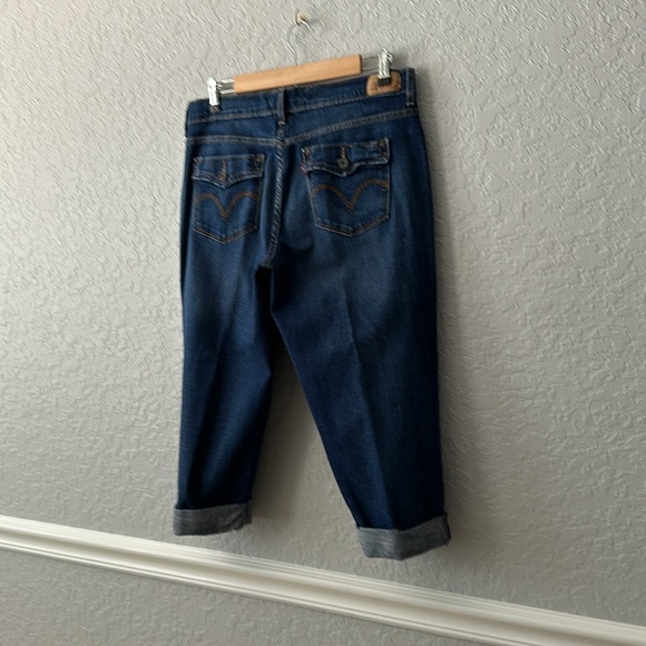 New women’s Levi’s blue capris size 12 - Picture 6 of 8
